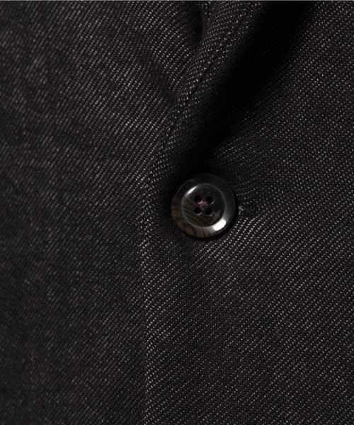 OUTLET(アウトレット)の「【WHO'S WHO gallery】RJデニムムートンテーラードJKT(テーラードジャケット・メンズ・ブラック・MEDIUM/LARGE)」の8枚目の写真