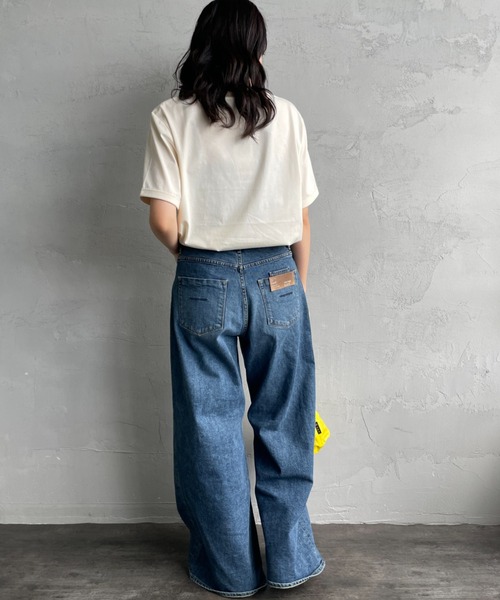 FRED PERRY（フレッドペリー）の「【WEB先行予約】[FRED PERRY/フレッドペリー] ワンポイントロゴ刺繍 ショートスリーブリンガーTシャツ M3519（Tシャツ/カットソー・レディース・モスグリーン/ダークグリーン/ワイン/グレー/キナリ/ブラック/ネイビー/ホワイト・S/XS/L/M/XL）」の20枚目の写真