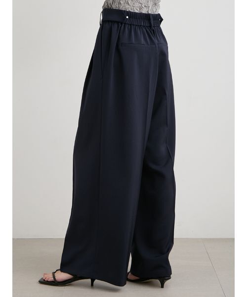 MIESROHE（ミースロエ）の「UVカットサテンワイドパンツ（その他パンツ・レディース・オリーブ/ダークネイビー/ホワイト・0/1）」の13枚目の写真