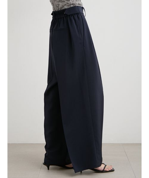 MIESROHE（ミースロエ）の「UVカットサテンワイドパンツ（その他パンツ・レディース・オリーブ/ダークネイビー/ホワイト・0/1）」の14枚目の写真