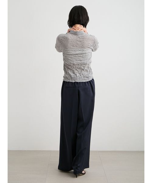 MIESROHE（ミースロエ）の「UVカットサテンワイドパンツ（その他パンツ・レディース・オリーブ/ダークネイビー/ホワイト・0/1）」の16枚目の写真