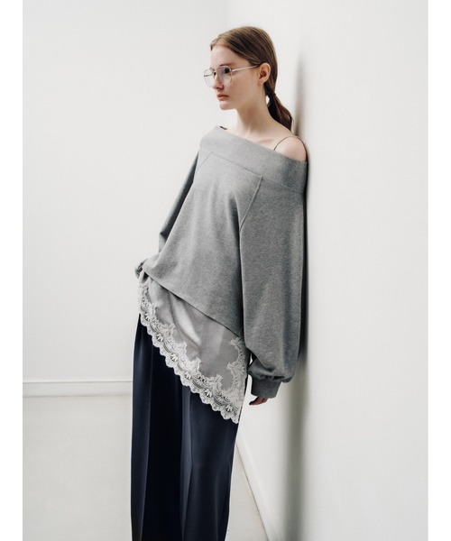 MIESROHE（ミースロエ）の「UVカットサテンワイドパンツ（その他パンツ・レディース・オリーブ/ダークネイビー/ホワイト・0/1）」の5枚目の写真