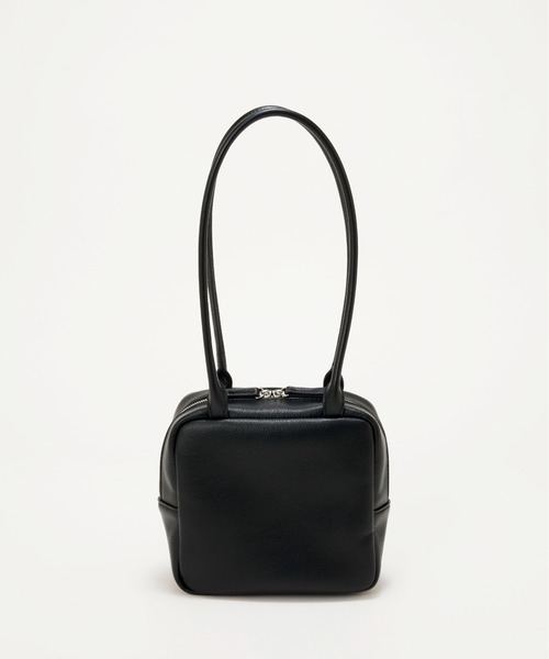 EFOLE(エフォル)の「【ZOZO限定】Square boston bag/スクエアボストンバッグ(ボストンバッグ・レディース・ブラウン/ブラック・FREE)」の2枚目の写真