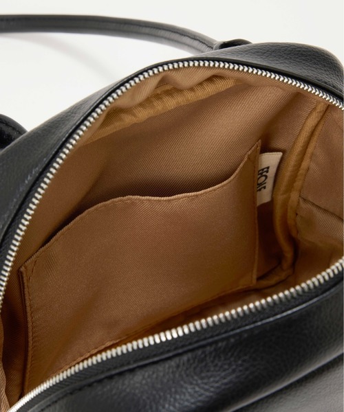 EFOLE(エフォル)の「【ZOZO限定】Square boston bag/スクエアボストンバッグ(ボストンバッグ・レディース・ブラウン/ブラック・FREE)」の5枚目の写真