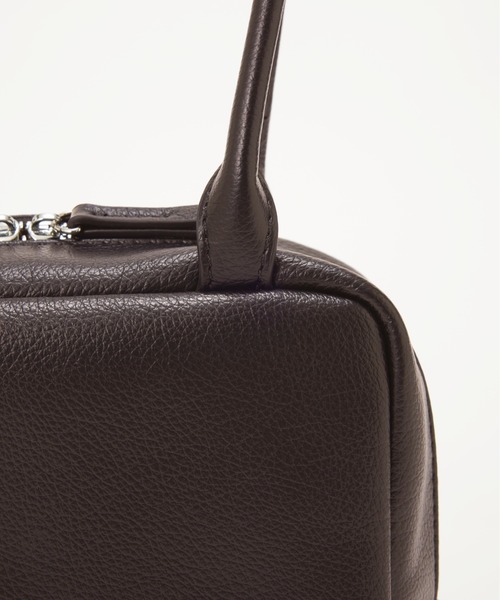 EFOLE(エフォル)の「【ZOZO限定】Square boston bag/スクエアボストンバッグ(ボストンバッグ・レディース・ブラウン/ブラック・FREE)」の7枚目の写真