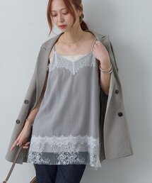 DISCOAT（ディスコート）の「【Noka】レース使いキャミチュニック（キャミソール）」