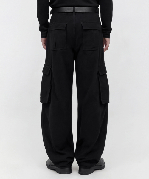 DWSE(ディーダブリューエスイー)の「カーゴワイドバルーンパンツ(ブラック)(その他パンツ・メンズ・その他・SMALL/MEDIUM/LARGE/X-LARGE)」の3枚目の写真