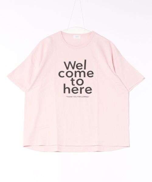 FOV（フォブ）の「フォブ Welcome Tシャツ（Tシャツ/カットソー・レディース・ピンク/ベージュ系その他/ブラック・F）」の3枚目の写真