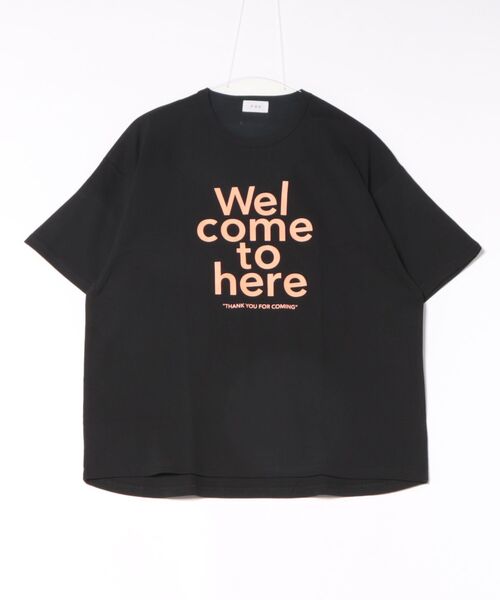 FOV（フォブ）の「フォブ Welcome Tシャツ（Tシャツ/カットソー・レディース・ピンク/ベージュ系その他/ブラック・F）」の2枚目の写真