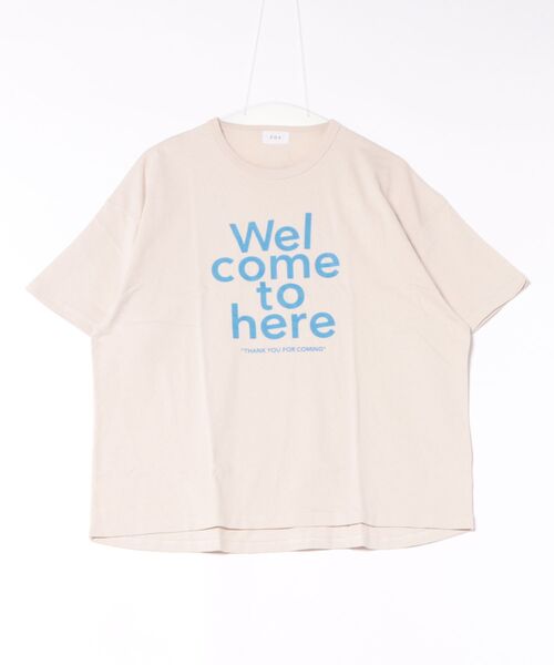FOV（フォブ）の「フォブ Welcome Tシャツ（Tシャツ/カットソー・レディース・ピンク/ベージュ系その他/ブラック・F）」の7枚目の写真