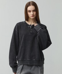 CALLNE（カルネ）の「【CALLNE】 Vintage Henley Neck Sweat   / ヴィンテージヘンリーネックスウェット（スウェット）」
