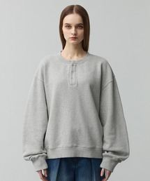 CALLNE（カルネ）の「【CALLNE】 Vintage Henley Neck Sweat   / ヴィンテージヘンリーネックスウェット（スウェット）」