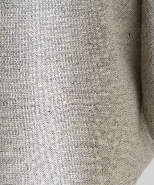BEARDSLEY(ビアズリー)の「リネンインレイプルオーバー(ニット/セーター・レディース・ネイビー/ベージュ/グレー・FREE)」の11枚目の写真
