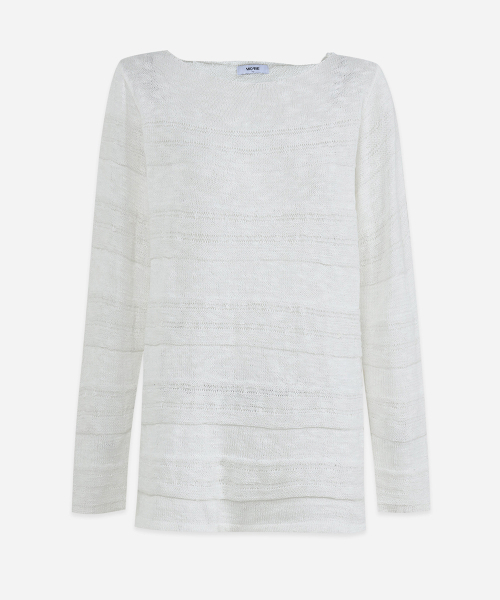 MICANE(ミケーネ)の「イリアナブークルシースルーニット(ニット/セーター・レディース・アイボリー/ブラック・X-LARGE/LARGE/MEDIUM/SMALL)」の14枚目の写真