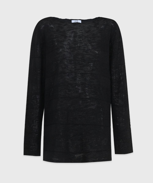 MICANE(ミケーネ)の「イリアナブークルシースルーニット(ニット/セーター・レディース・アイボリー/ブラック・X-LARGE/LARGE/MEDIUM/SMALL)」の7枚目の写真
