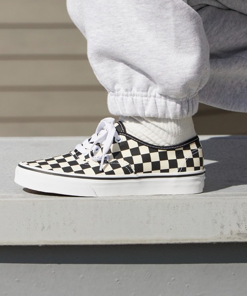 VANS（バンズ）の「VANS/ヴァンズ AUTHENTIC チェッカーフラッグ オーセンティック スニーカー 秋 秋服 2026年秋冬（スニーカー・メンズ・チェック・5/7/8h/9h/6h/5h/6/8/10/9）」の7枚目の写真
