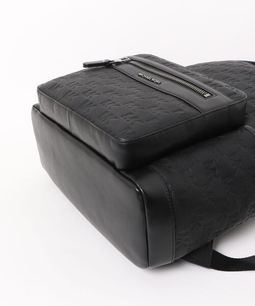 MICHAEL KORS(マイケルコース)の「JET SET ロゴエンボス ペブルレザー バックパック ミディアム(バックパック/リュック・メンズ・ブラック・FREE)」の6枚目の写真