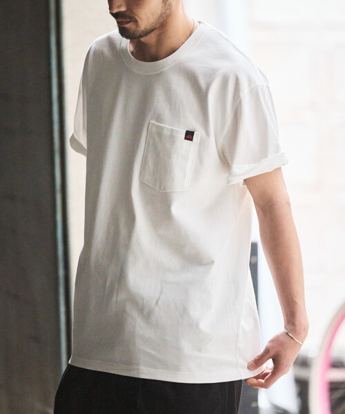 RED KAP（レッドキャップ）の「RED KAP/レッドキャップ 別注 2P クルーネック ショートスリーブ ワンポイントロゴ ポケットTee/2枚セット（Tシャツ/カットソー・メンズ・ブラック/その他9/ライトグレー/ホワイト・MEDIUM/X-LARGE/SMALL/LARGE）」の8枚目の写真