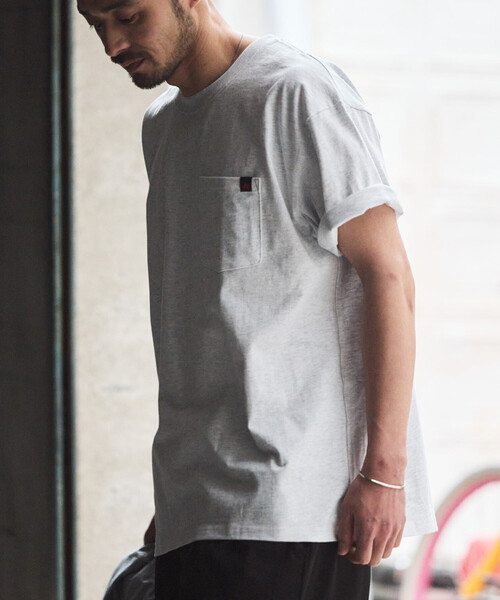 RED KAP（レッドキャップ）の「RED KAP/レッドキャップ 別注 2P クルーネック ショートスリーブ ワンポイントロゴ ポケットTee/2枚セット（Tシャツ/カットソー・メンズ・ブラック/その他9/ライトグレー/ホワイト・MEDIUM/X-LARGE/SMALL/LARGE）」の15枚目の写真