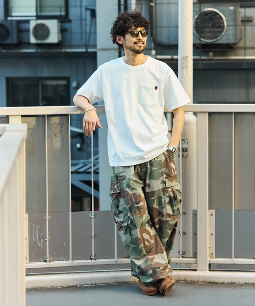 RED KAP（レッドキャップ）の「RED KAP/レッドキャップ 別注 2P クルーネック ショートスリーブ ワンポイントロゴ ポケットTee/2枚セット（Tシャツ/カットソー・メンズ・ブラック/その他9/ライトグレー/ホワイト・MEDIUM/X-LARGE/SMALL/LARGE）」の17枚目の写真