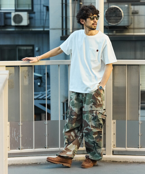 RED KAP（レッドキャップ）の「RED KAP/レッドキャップ 別注 2P クルーネック ショートスリーブ ワンポイントロゴ ポケットTee/2枚セット（Tシャツ/カットソー・メンズ・ブラック/その他9/ライトグレー/ホワイト・MEDIUM/X-LARGE/SMALL/LARGE）」の18枚目の写真