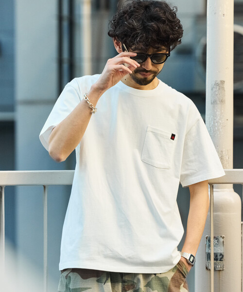 RED KAP（レッドキャップ）の「RED KAP/レッドキャップ 別注 2P クルーネック ショートスリーブ ワンポイントロゴ ポケットTee/2枚セット（Tシャツ/カットソー・メンズ・ブラック/その他9/ライトグレー/ホワイト・MEDIUM/X-LARGE/SMALL/LARGE）」の20枚目の写真