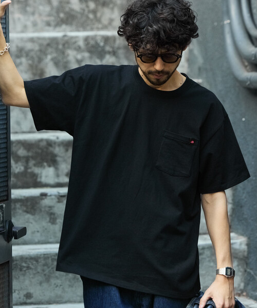 RED KAP（レッドキャップ）の「RED KAP/レッドキャップ 別注 2P クルーネック ショートスリーブ ワンポイントロゴ ポケットTee/2枚セット（Tシャツ/カットソー・メンズ・ブラック/その他9/ライトグレー/ホワイト・MEDIUM/X-LARGE/SMALL/LARGE）」の22枚目の写真