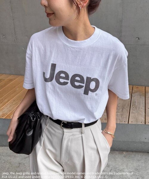 GOOD ROCK SPEED（グッドロックスピード）の「〈GOOD ROCK SPEED〉Jeep Tシャツ（Tシャツ/カットソー・レディース・ホワイト/ブラック・FREE）」の3枚目の写真
