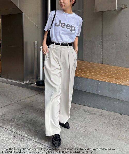 GOOD ROCK SPEED（グッドロックスピード）の「〈GOOD ROCK SPEED〉Jeep Tシャツ（Tシャツ/カットソー・レディース・ホワイト/ブラック・FREE）」の5枚目の写真