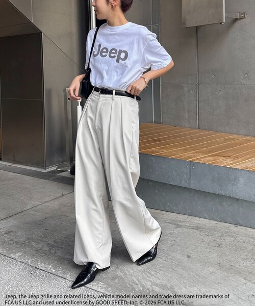 GOOD ROCK SPEED（グッドロックスピード）の「〈GOOD ROCK SPEED〉Jeep Tシャツ（Tシャツ/カットソー・レディース・ホワイト/ブラック・FREE）」の6枚目の写真