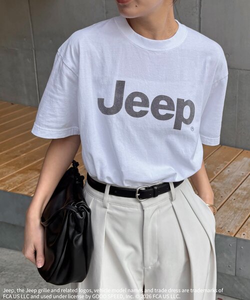 GOOD ROCK SPEED（グッドロックスピード）の「〈GOOD ROCK SPEED〉Jeep Tシャツ（Tシャツ/カットソー・レディース・ホワイト/ブラック・FREE）」の7枚目の写真