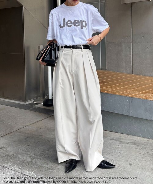 GOOD ROCK SPEED（グッドロックスピード）の「〈GOOD ROCK SPEED〉Jeep Tシャツ（Tシャツ/カットソー・レディース・ホワイト/ブラック・FREE）」の9枚目の写真