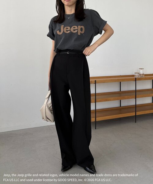 GOOD ROCK SPEED（グッドロックスピード）の「〈GOOD ROCK SPEED〉Jeep Tシャツ（Tシャツ/カットソー・レディース・ホワイト/ブラック・FREE）」の20枚目の写真