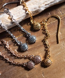 sunrise chain pierce/【ハワイアンジュエリー】【サージカルステンレス】【金属アレルギー対応】【IRIEBEACH / アイリービーチ】つけっぱなしOK