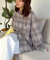 CIAOPANIC TYPY | 【着心地◎】ユニセックス/シアサッカーフェードチェックシャツ(シャツ/ブラウス)