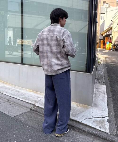 CIAOPANIC TYPY(チャオパニックティピー)の「【着心地◎】ユニセックス/シアサッカーフェードチェックシャツ(シャツ/ブラウス・メンズ・グリーン/ベージュ/グレー・MEDIUM/LARGE)」の18枚目の写真