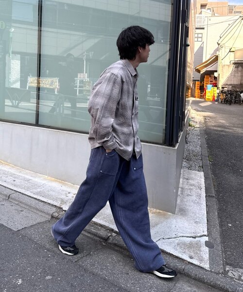 CIAOPANIC TYPY(チャオパニックティピー)の「【着心地◎】ユニセックス/シアサッカーフェードチェックシャツ(シャツ/ブラウス・メンズ・グリーン/ベージュ/グレー・MEDIUM/LARGE)」の19枚目の写真