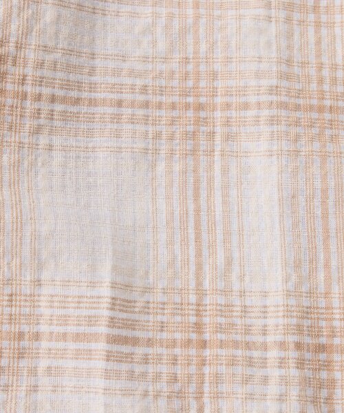 CIAOPANIC TYPY(チャオパニックティピー)の「【着心地◎】ユニセックス/シアサッカーフェードチェックシャツ(シャツ/ブラウス・レディース・グリーン/ベージュ/グレー・MEDIUM/LARGE)」の10枚目の写真