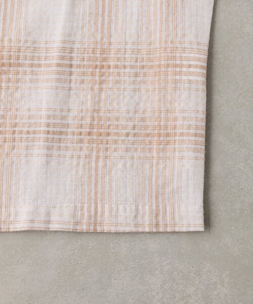 CIAOPANIC TYPY(チャオパニックティピー)の「【着心地◎】ユニセックス/シアサッカーフェードチェックシャツ(シャツ/ブラウス・レディース・グリーン/ベージュ/グレー・MEDIUM/LARGE)」の13枚目の写真