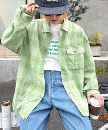 CIAOPANIC TYPY | 【着心地◎】ユニセックス/シアサッカーフェードチェックシャツ(シャツ/ブラウス)