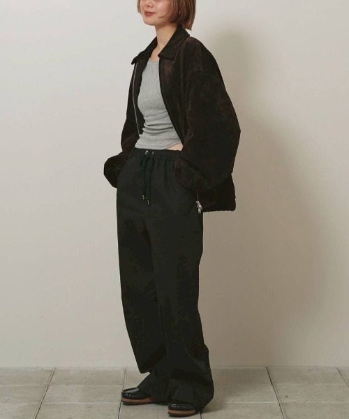 TODAYFUL（トゥデイフル）の「TODAYFUL　Soft Fraise Tops ソフトフライストップス/12620603（Tシャツ/カットソー・レディース・スミクロ/グレー/アイボリー・ONE SIZE）」の18枚目の写真