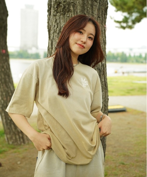 My sugar Babe(マイシュガーベイブ)の「powder gradation tee(Tシャツ/カットソー・メンズ・ブルー/ベージュ/レッド・X-LARGE/LARGE/MEDIUM)」の1枚目の写真