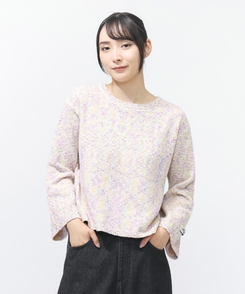 ROXY(ロキシー)の「ロキシー ROXY CHEERFUL(ニット/セーター・レディース・ブルー/オフホワイト/ライラック/イエロー・M/L)」の4枚目の写真