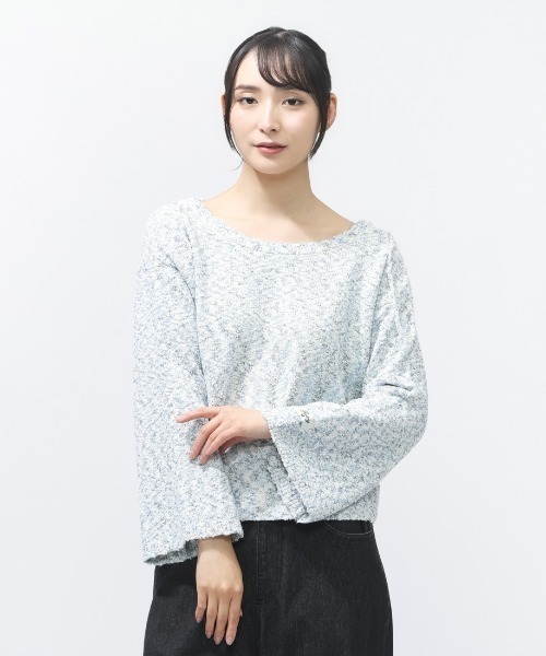 ROXY(ロキシー)の「ロキシー ROXY CHEERFUL(ニット/セーター・レディース・ブルー/オフホワイト/ライラック/イエロー・M/L)」の3枚目の写真