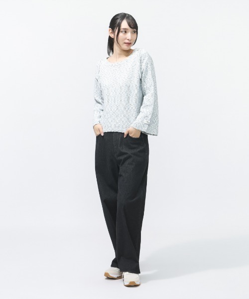 ROXY(ロキシー)の「ロキシー ROXY CHEERFUL(ニット/セーター・レディース・ブルー/オフホワイト/ライラック/イエロー・M/L)」の9枚目の写真