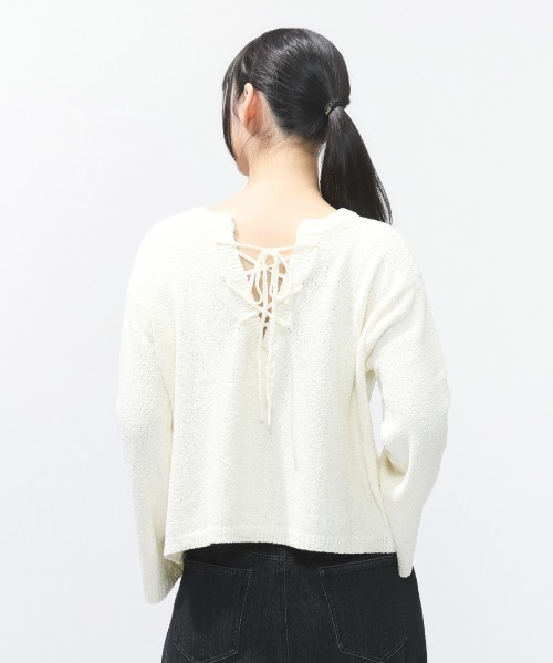 ROXY(ロキシー)の「ロキシー ROXY CHEERFUL(ニット/セーター・レディース・ブルー/オフホワイト/ライラック/イエロー・M/L)」の7枚目の写真