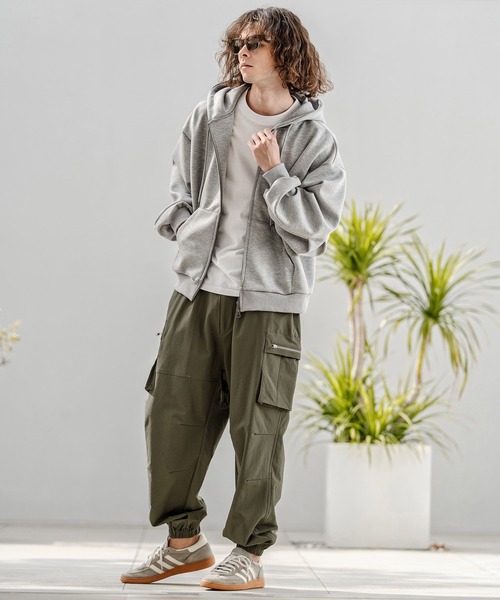 CAMBIO(カンビオ)の「mp14746-ナイロンストレッチZIPカーゴパンツ(HLCM0232)(カーゴパンツ・メンズ・ネイビー/ブラック/カーキ・S/M/L)」の6枚目の写真