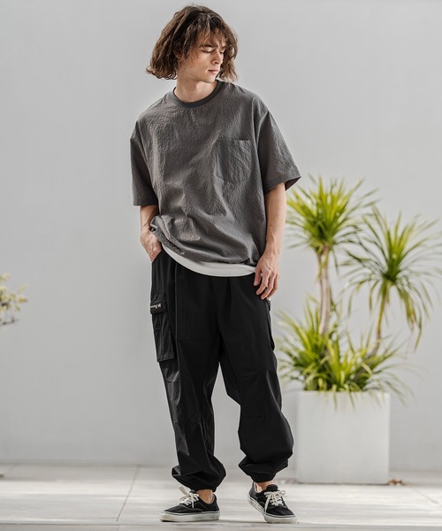 CAMBIO(カンビオ)の「mp14746-ナイロンストレッチZIPカーゴパンツ(HLCM0232)(カーゴパンツ・メンズ・ネイビー/ブラック/カーキ・S/M/L)」の10枚目の写真