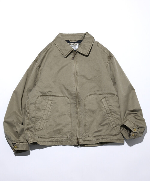 McGREGOR(マックレガー)の「McGREGOR COLLECTION/マックレガー コレクション ヴィンテージライク オーバーダイ ドリズラージャケット(ブルゾン・メンズ・ベージュ/その他9/レッド/ブラック・MEDIUM/LARGE)」の1枚目の写真