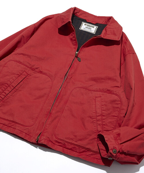 McGREGOR(マックレガー)の「McGREGOR COLLECTION/マックレガー コレクション ヴィンテージライク オーバーダイ ドリズラージャケット(ブルゾン・メンズ・ベージュ/その他9/レッド/ブラック・MEDIUM/LARGE)」の3枚目の写真